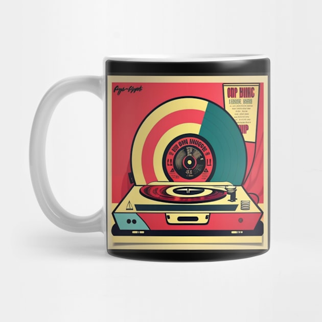 Vintage Record Player Music by musicgeniusart